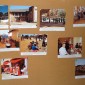 An der Pinnwand: Fotos unserer Partnergemeinde