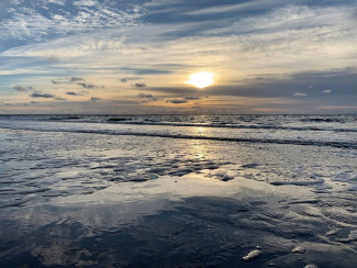 Sonnenuntergang am Meer