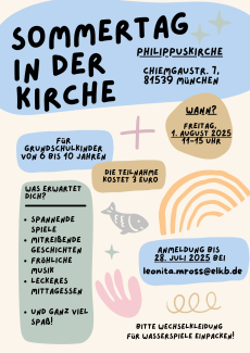 Sommertag in der Kirche